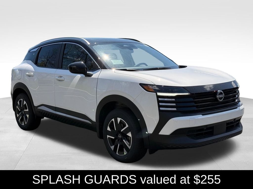 New 2026 Aspen White TriCoat / Super Black Two-tone Nissan SV image 9