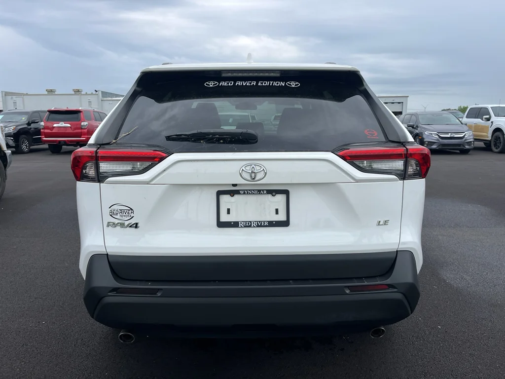 Certified Used 2021 Super White Toyota LE image 3