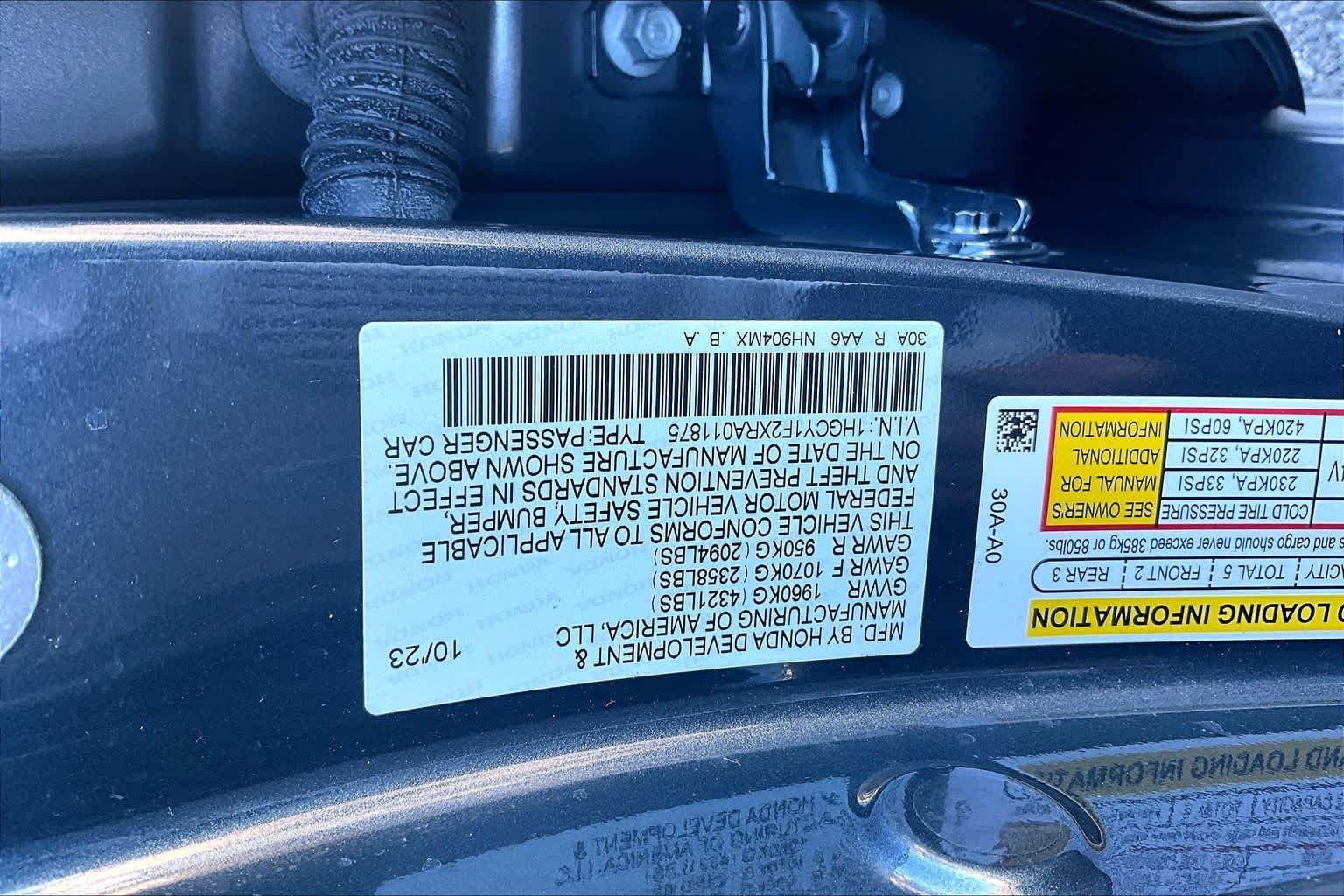 Used 2024 Meteorite Gray Metallic Honda 1.5T LX image 34