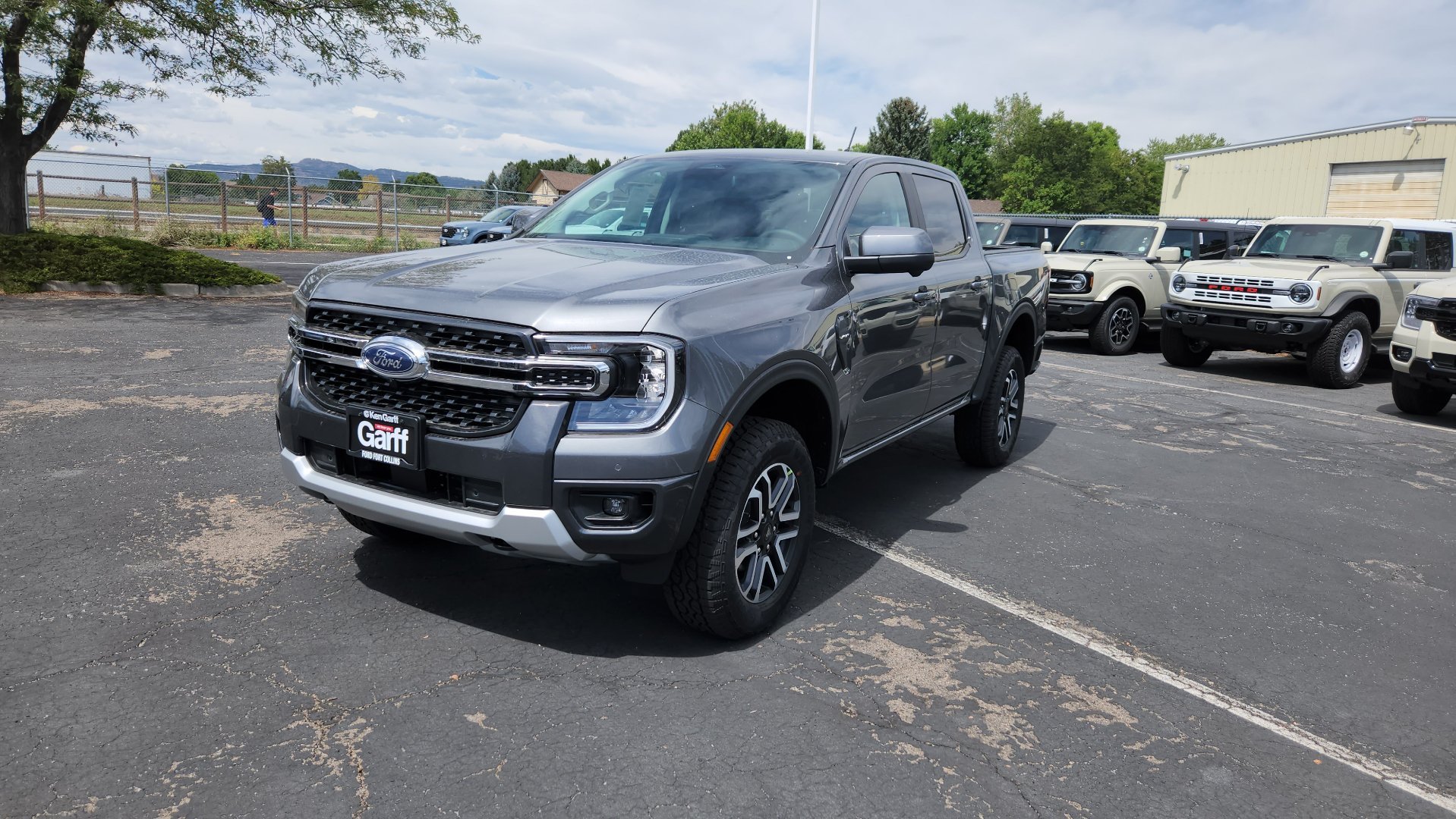 New 2026 Carbonized Gray Metallic Ford LARIAT image 2
