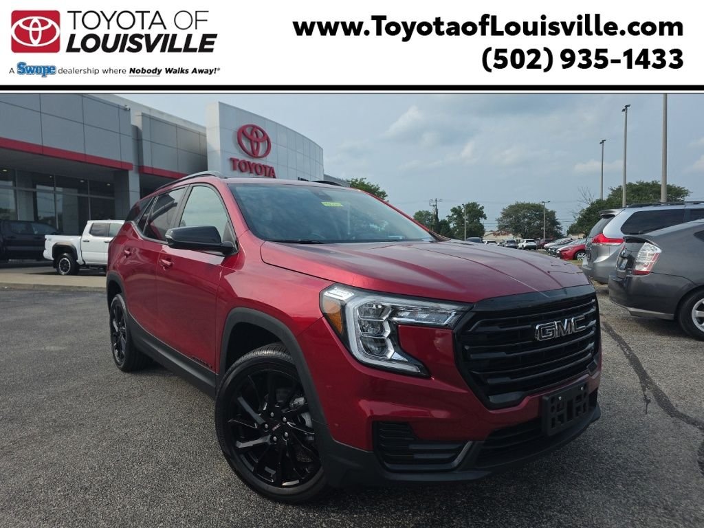 Used 2023 Red GMC SLE image 1