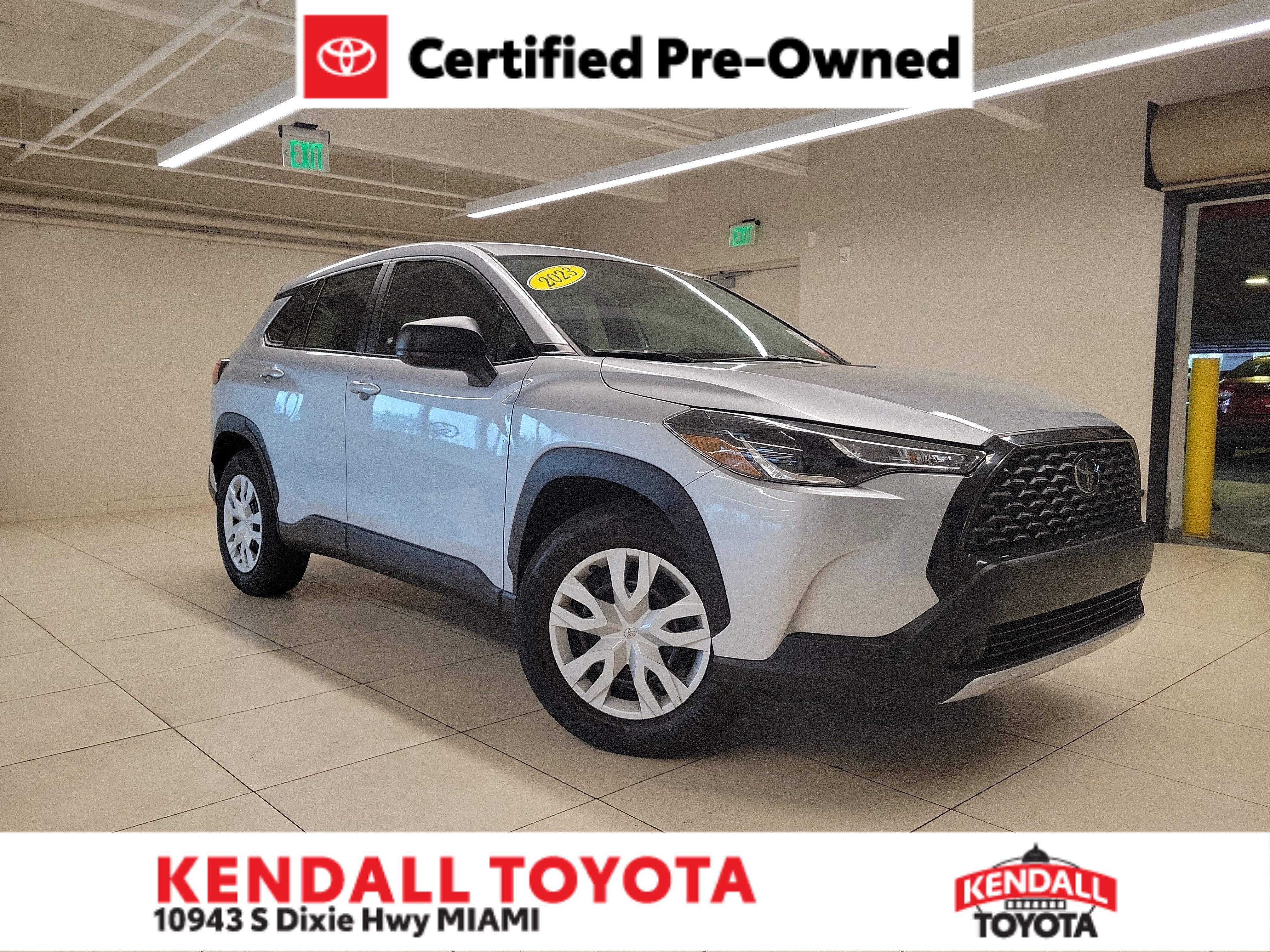 Certified Used 2023 Toyota Corolla Cross L SUV in Miami #T51158A