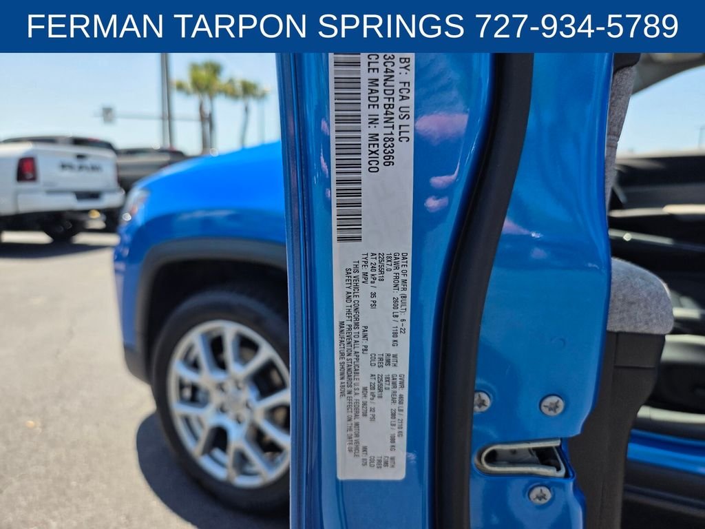 Used 2022 Blue Jeep Latitude Lux image 23
