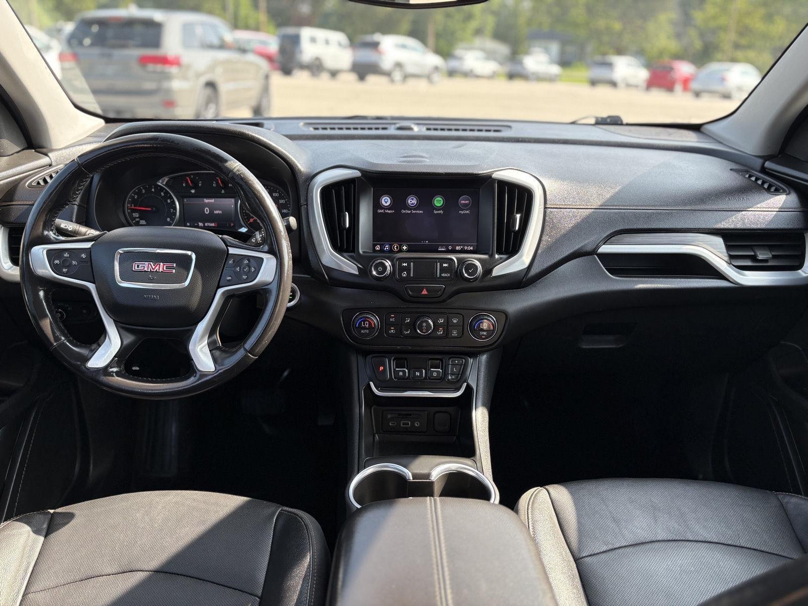 Used 2020 Ebony Twilight Metallic GMC SLT image 3