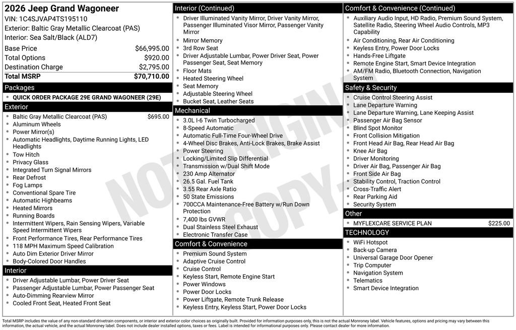 New 2026 Baltic Gray Metallic Clearcoat Jeep  image 5