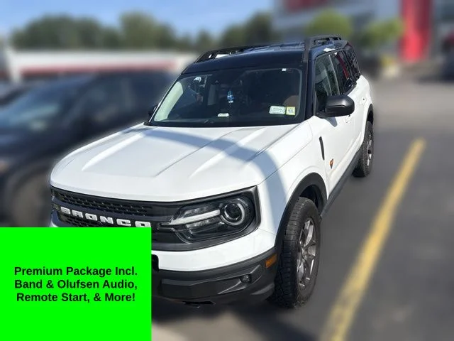 Used 2022 White Ford Badlands image 1