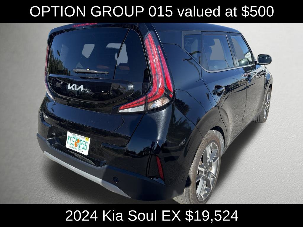 Used 2024 Black Kia EX image 3