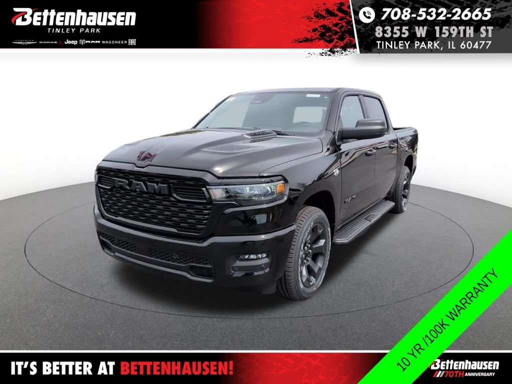 New 2026 Diamond Black Crystal Pearl-Coat Exterior Paint RAM  image 2