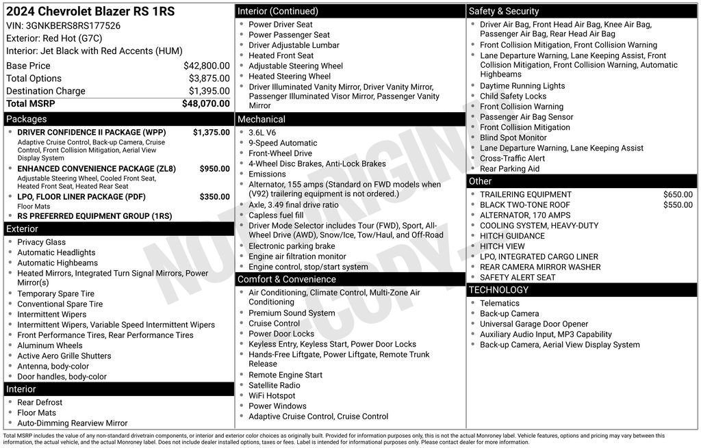 Used 2024 Red Chevrolet RS image 27