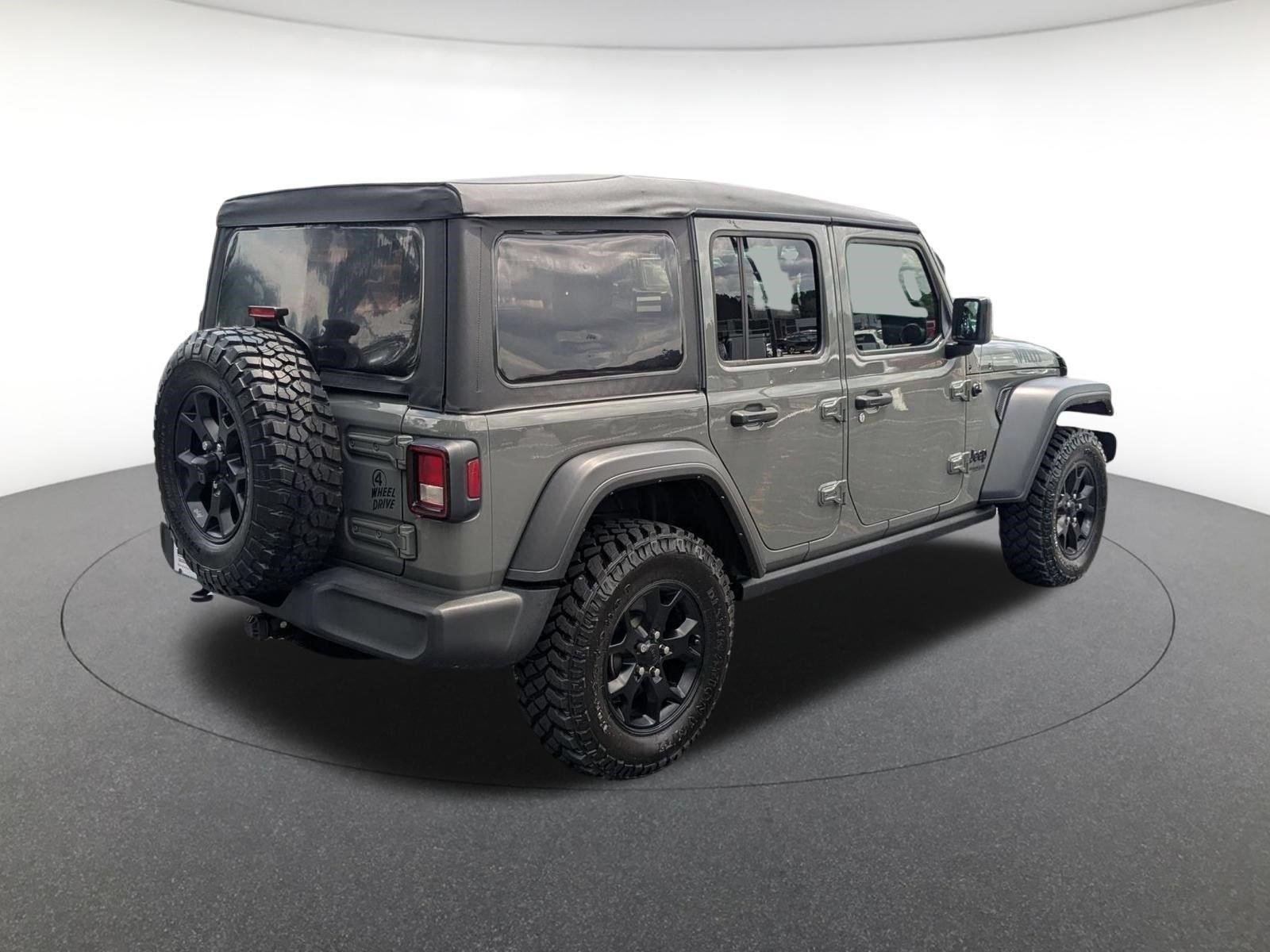 Used 2022 Sting-Gray Clearcoat Jeep Unlimited Willys Sport image 3