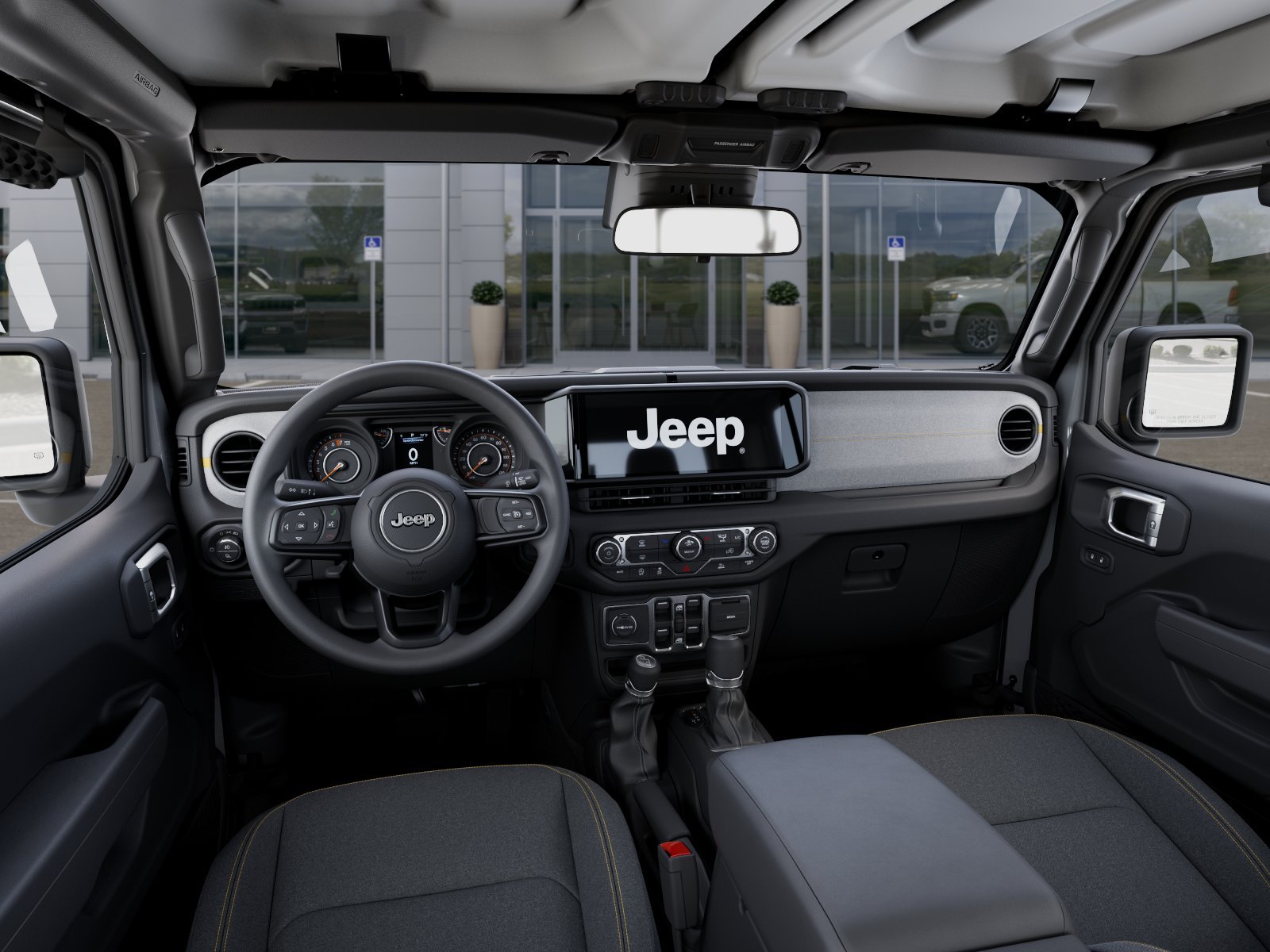 New 2026 Bright White Clear-Coat Exterior Paint Jeep Sport image 40