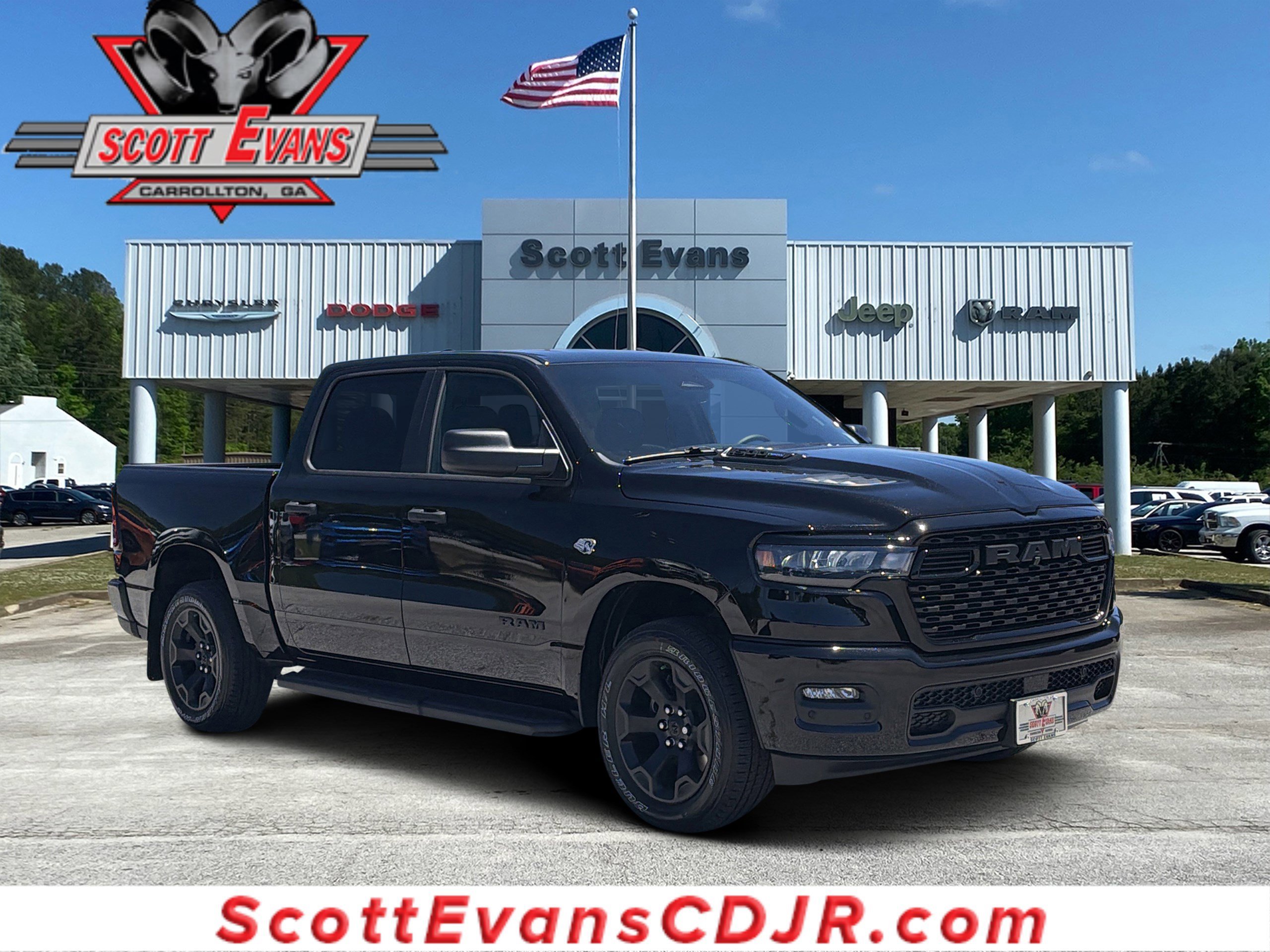 New 2026 Diamond Black Crystal Pearl-Coat Exterior Paint RAM Express image 1