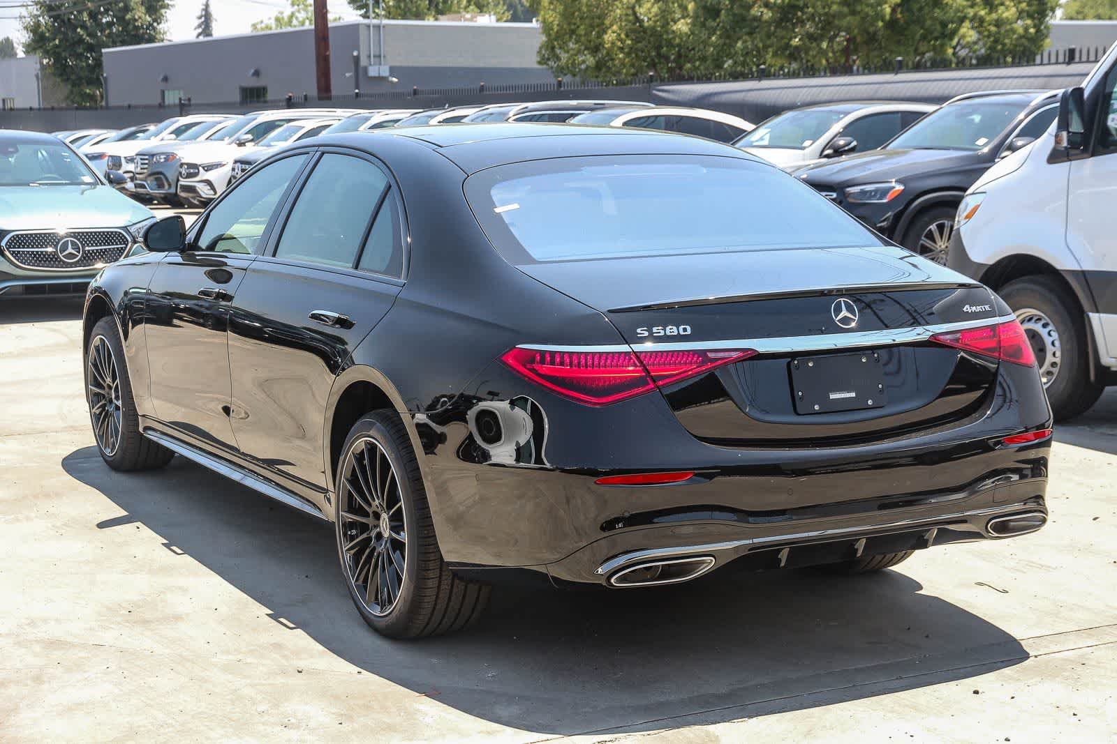 New 2026 Obsidian Black Metallic Mercedes-Benz S 580 image 6