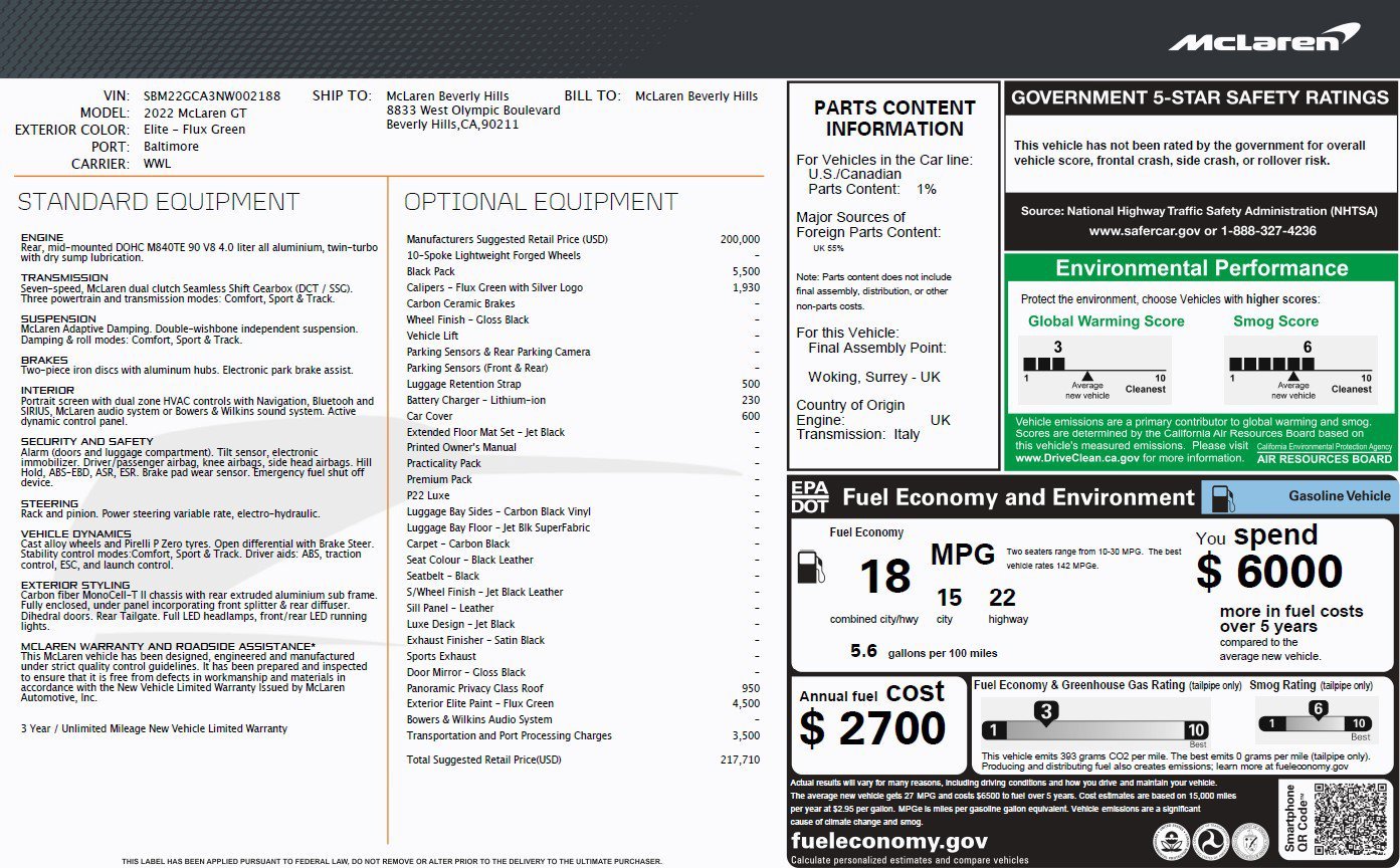 Used 2022 Flux Green McLaren  image 26