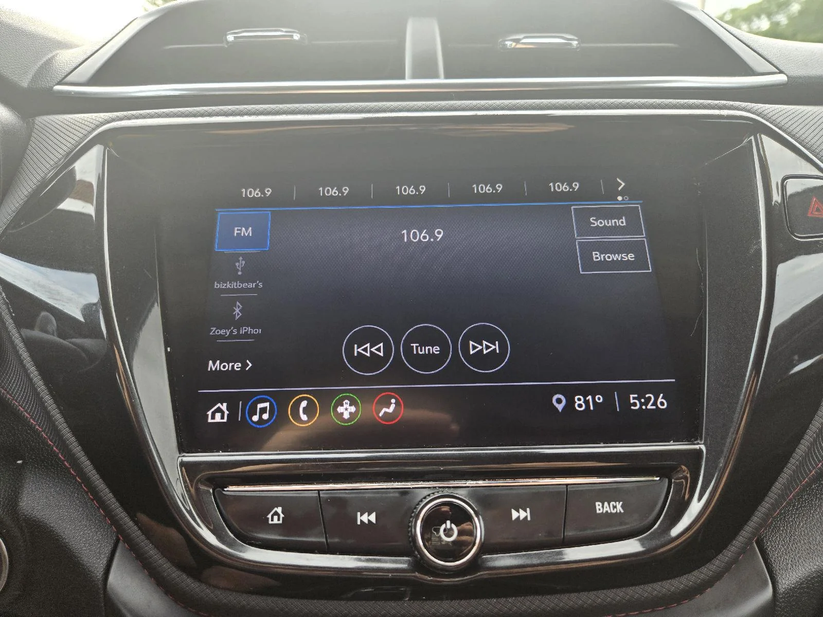 Used 2021 Mosaic Black Metallic Chevrolet RS image 18