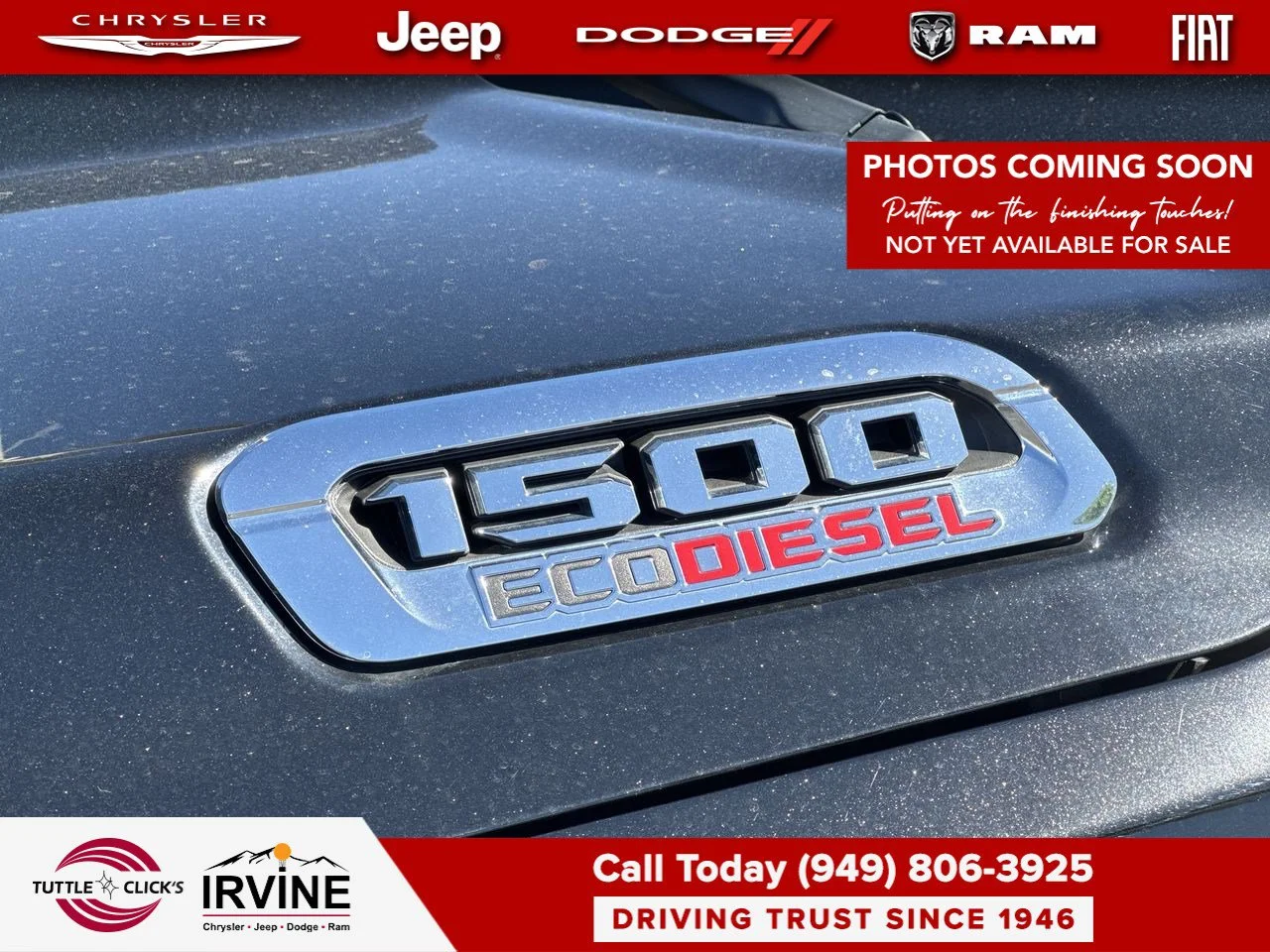 Used 2023 Diamond Black Crystal Pearlcoat Ram Limited image 5