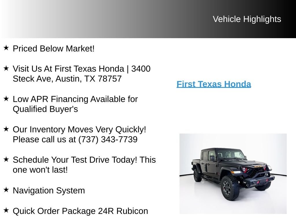 Used 2023 Black Clearcoat Jeep Rubicon image 10