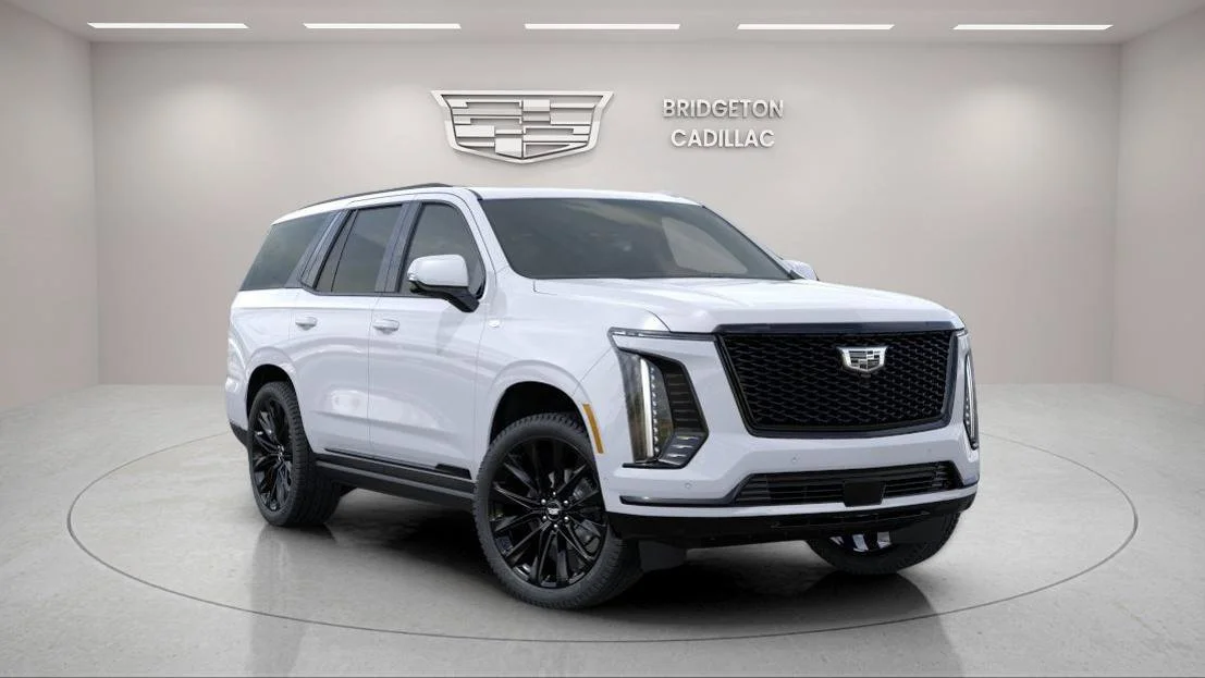 New 2026 Vibrant White Tricoat Cadillac Platinum Sport image 1
