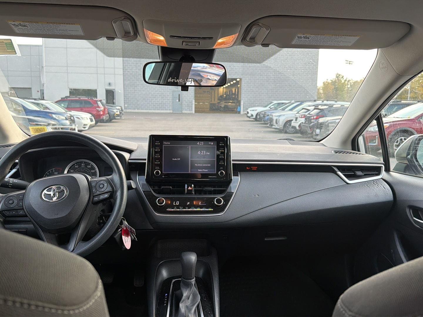 Used 2021 Classic Silver Metallic Toyota LE image 20