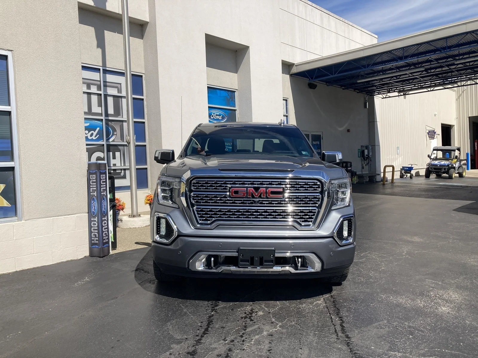 Used 2021 Satin Steel Metallic GMC Denali DURAMAX image 2