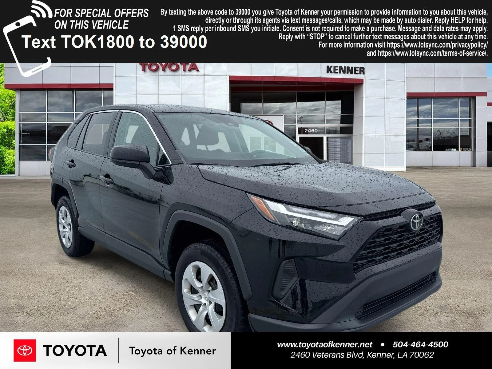 Used 2024 Midnight Black Metallic Toyota LE image 1