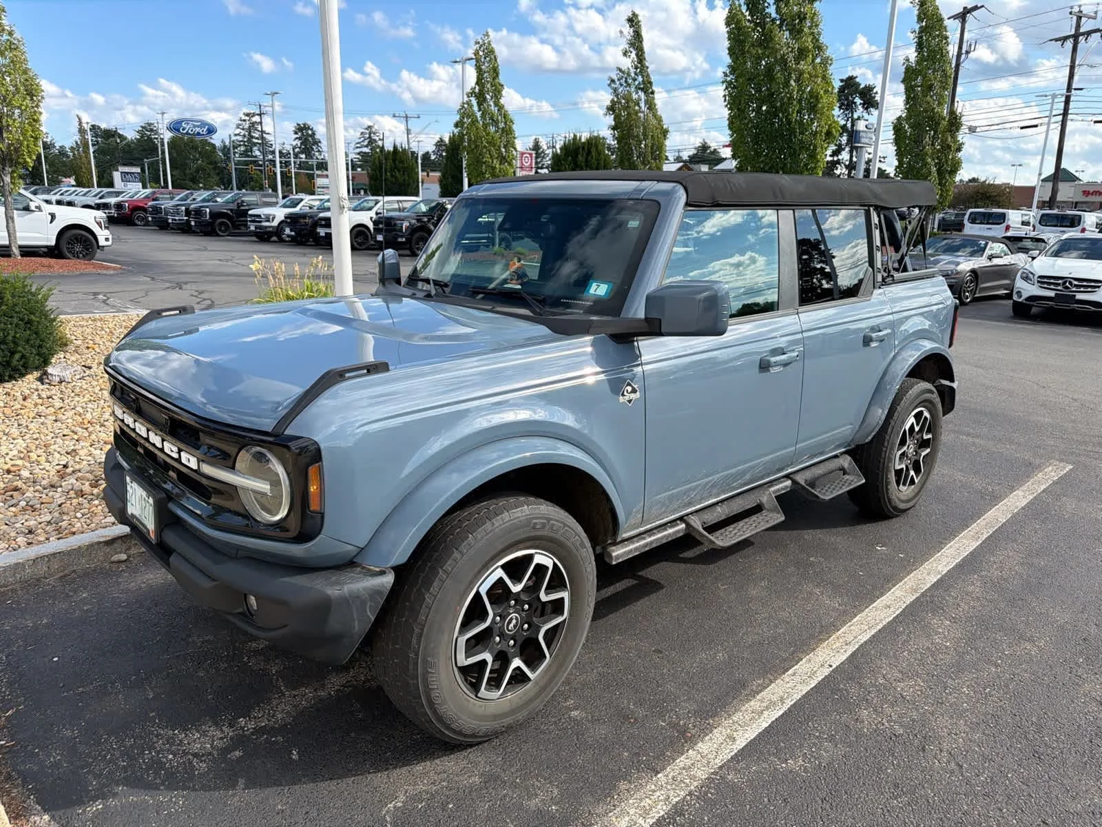 Used 2023 Azure Gray Metallic Tri-Coat Ford Outer Banks image 1
