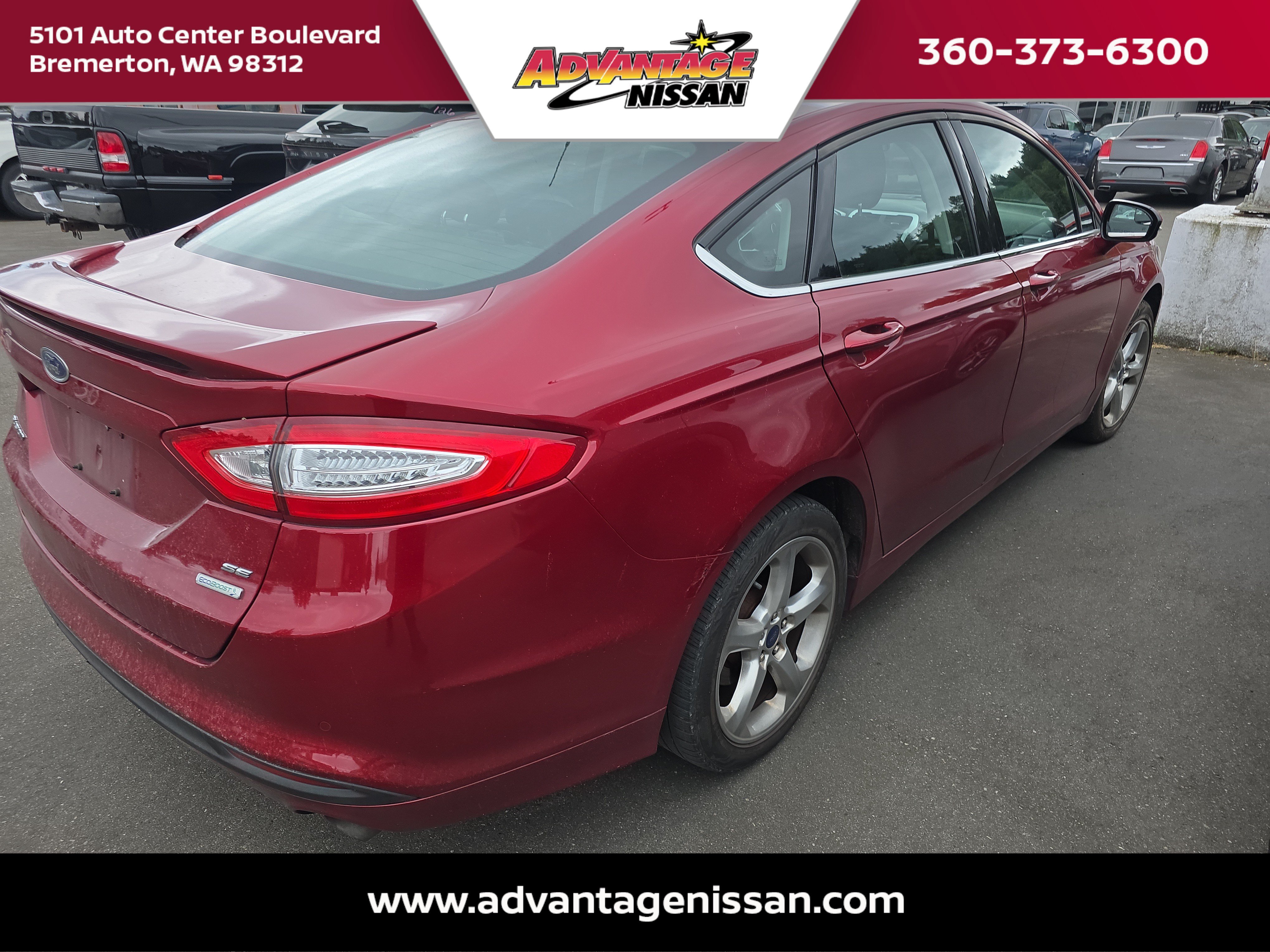 Used 2016 Ruby Red Metallic Ford SE image 5