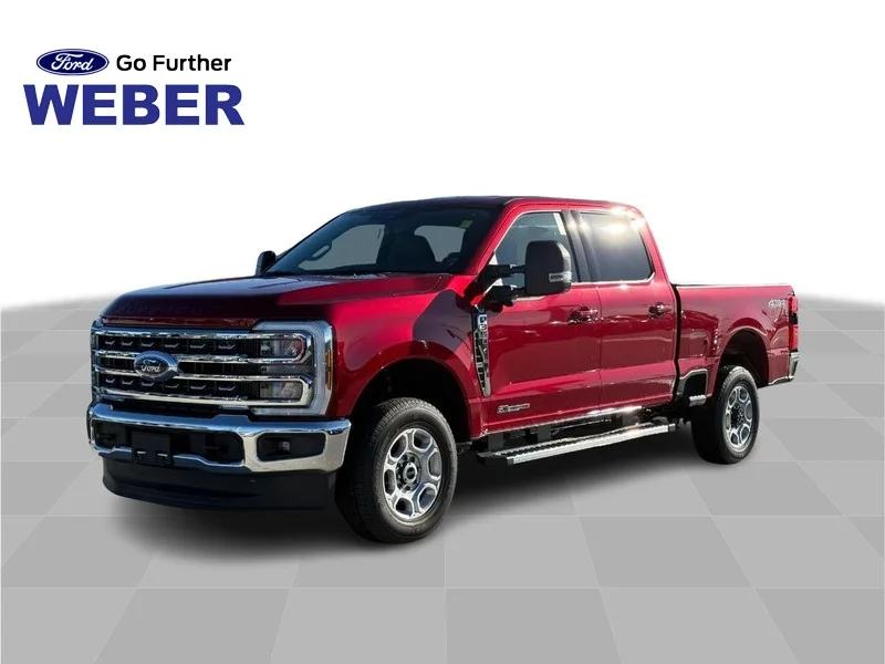 New 2026 Ruby Red Metallic Tinted Clearcoat Ford XLT 4WD Crew Cab 6.75