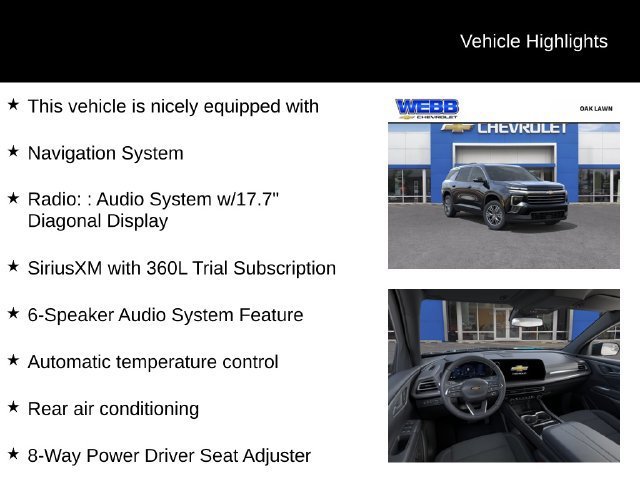 New 2027 Mosaic Black Metallic Chevrolet LT image 3