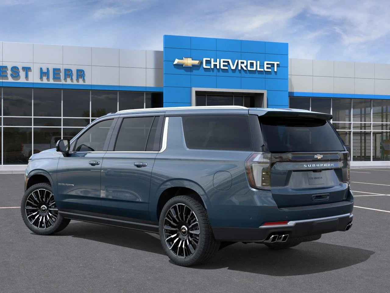 New 2026 Lakeshore Blue Metallic Chevrolet High Country image 3