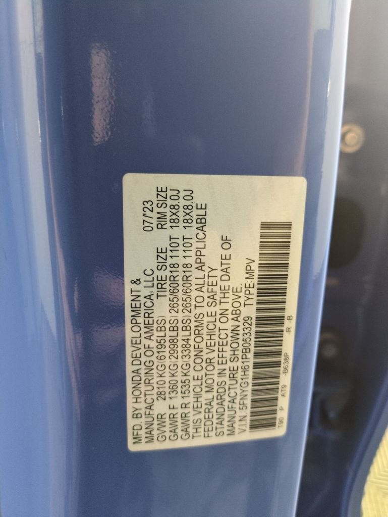 Certified Used 2023 Diffused Sky Pearl Honda TrailSport image 33