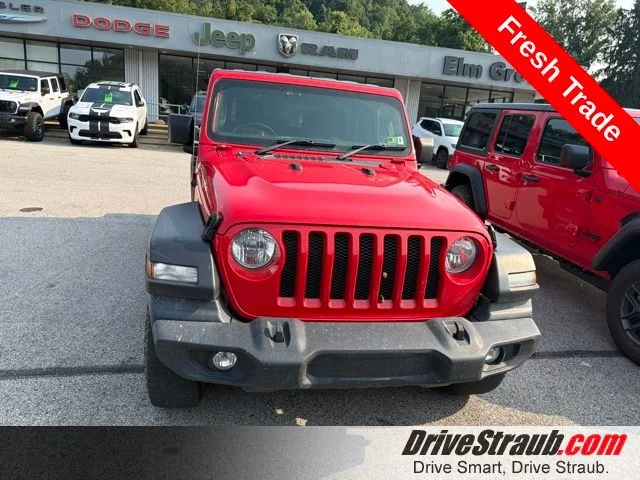 Used 2022 Red Jeep Unlimited Sport RHD image 1