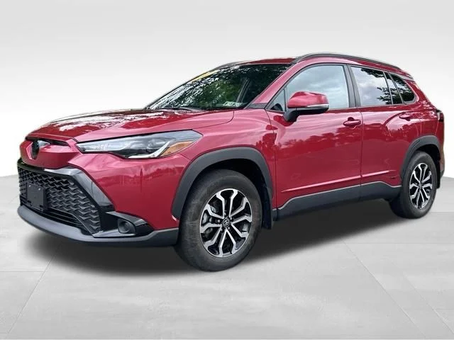 Used 2023 Red Toyota Hybrid SE image 1