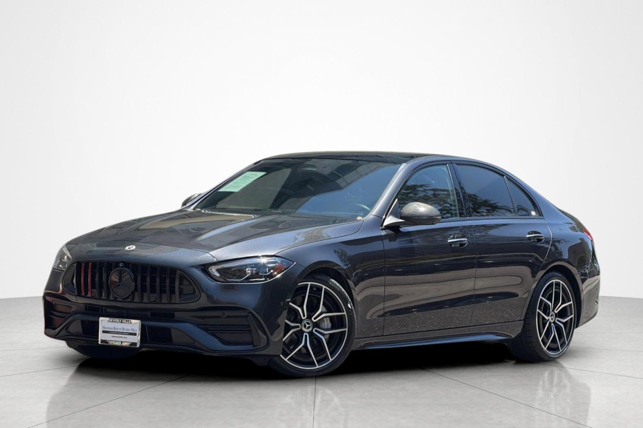 Used 2023 Black Mercedes-Benz C 300 image 1