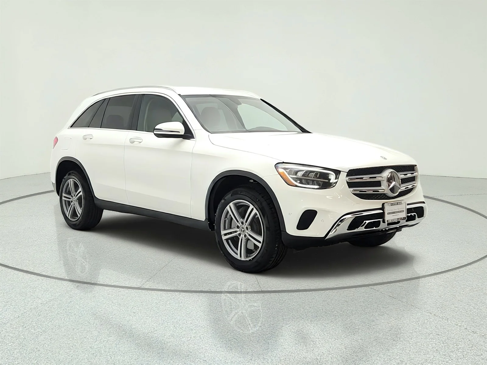 Used 2021 Polar White Mercedes-Benz GLC 300 image 3