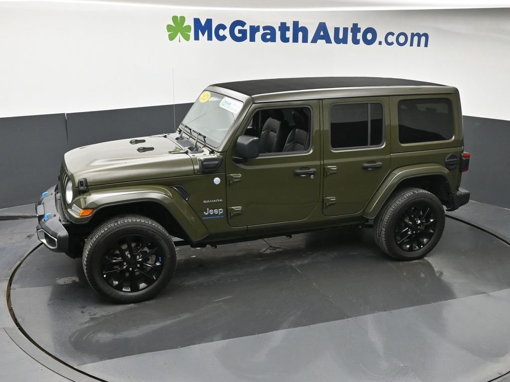 Used 2023 Green Jeep Sahara 4xe image 22