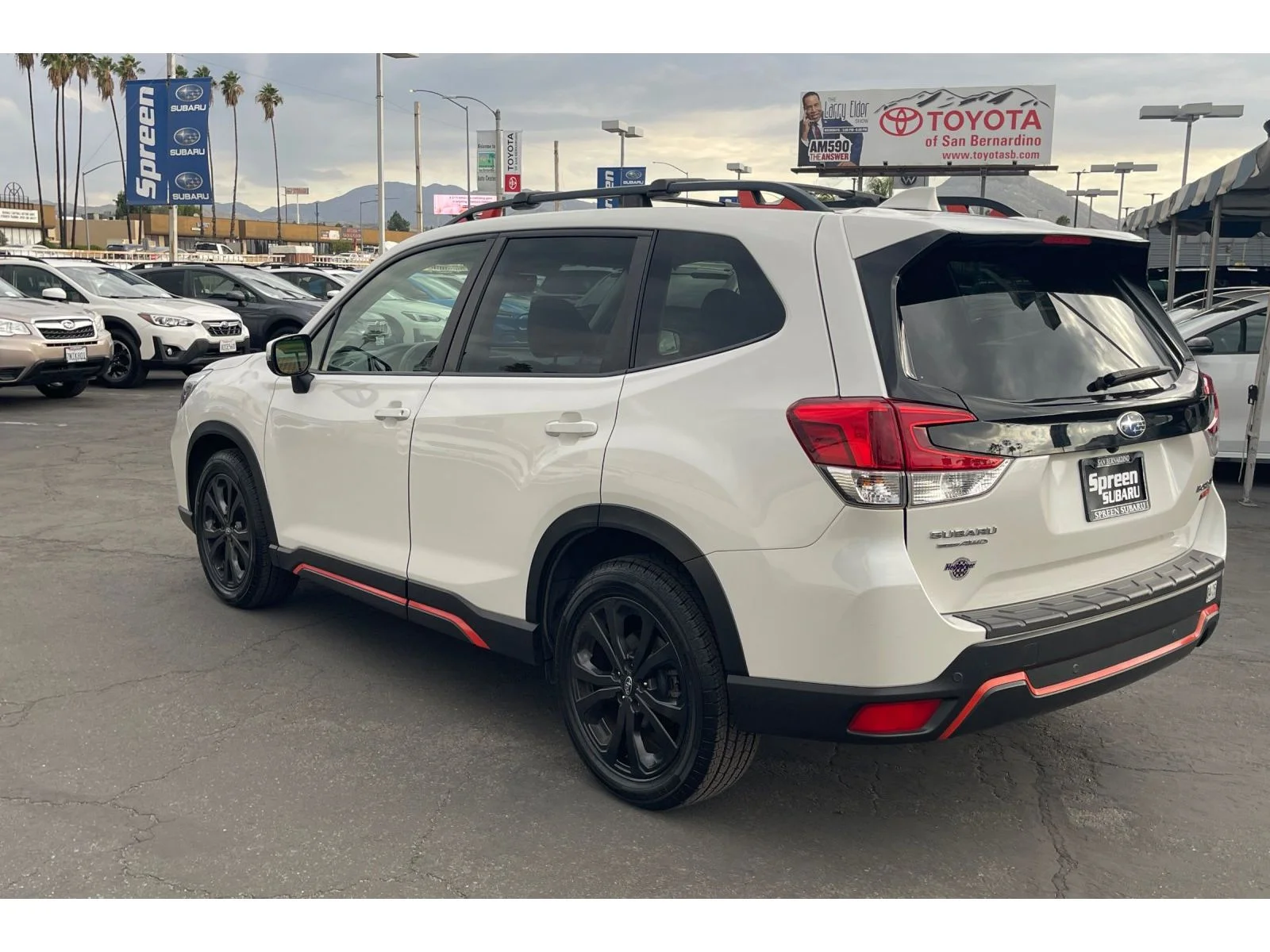 Used 2021 CRYSTAL WHITE PEA Subaru Sport image 3