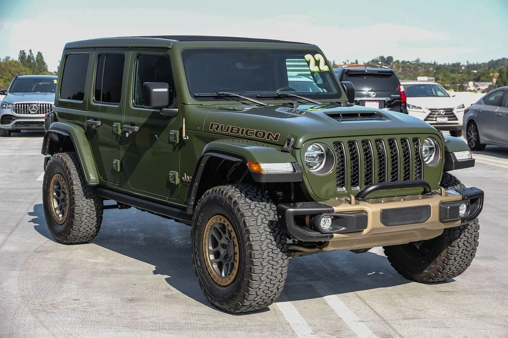 Used 2022 Green Jeep Unlimited Rubicon 392 image 3