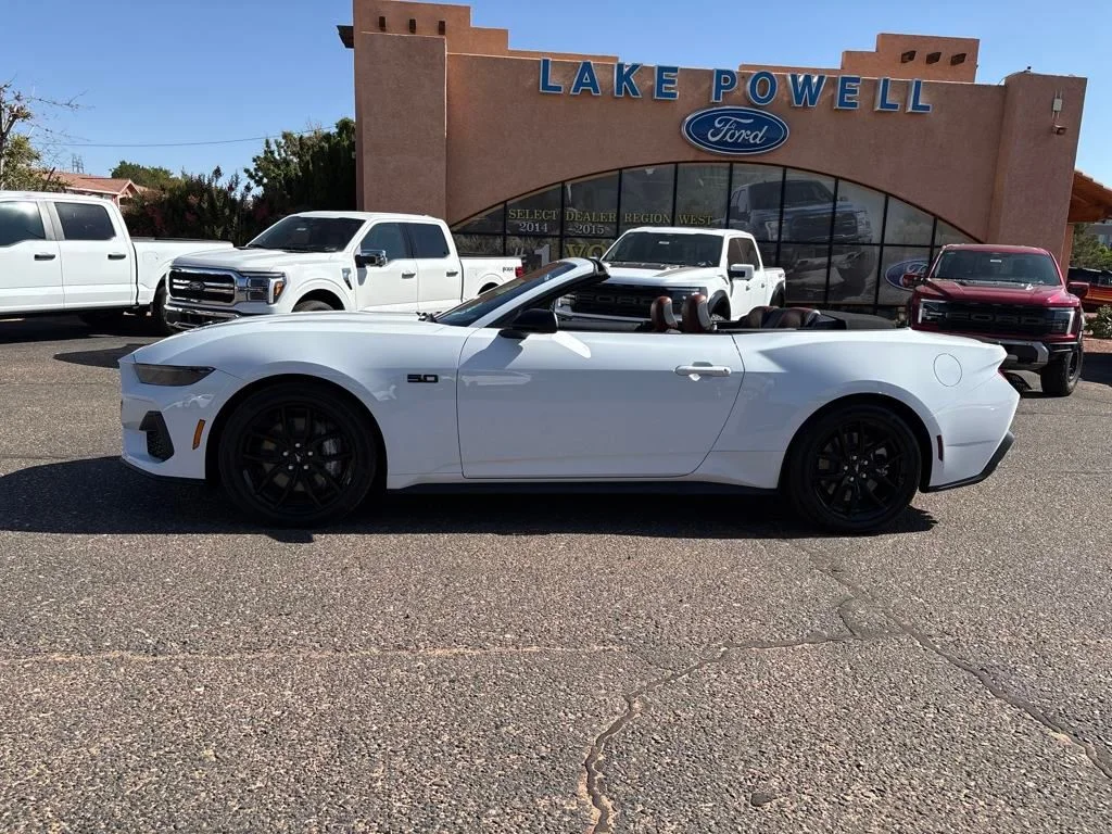 New 2025 Oxford White Ford GT Premium Convertible image 2