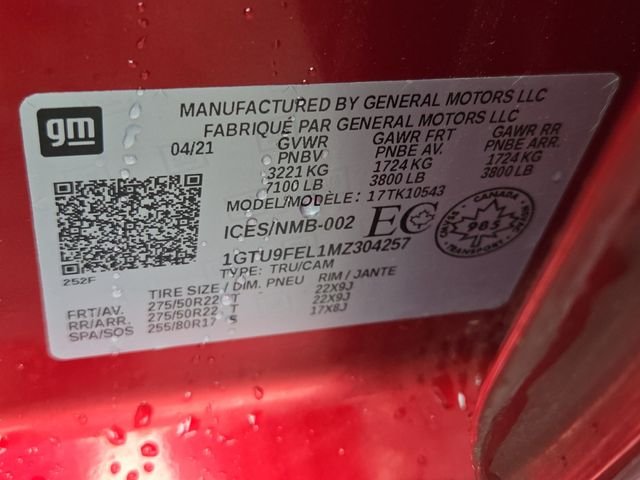 Used 2021 Cayenne Red Tintcoat GMC Denali image 8