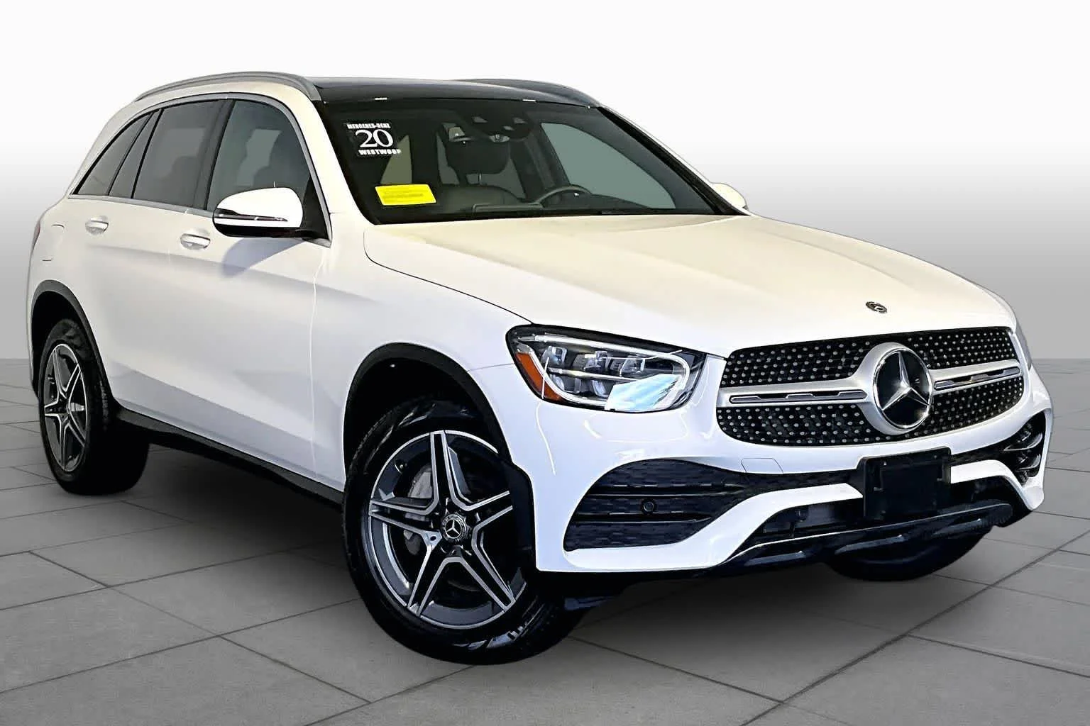Used 2020 Polar White Mercedes-Benz GLC 300 image 3