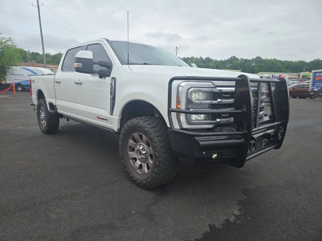 Used 2024 White Metallic Ford King Ranch image 1