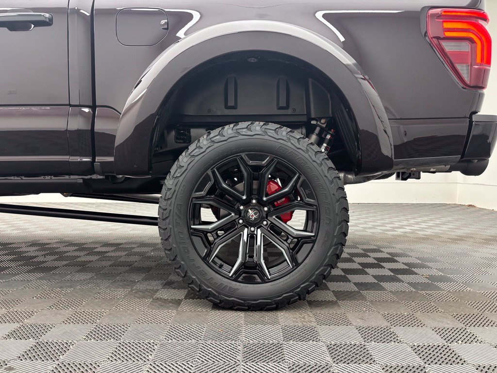 New 2026 Black Ford Lariat Limited Edition Black Widow Lifted Truck image 16