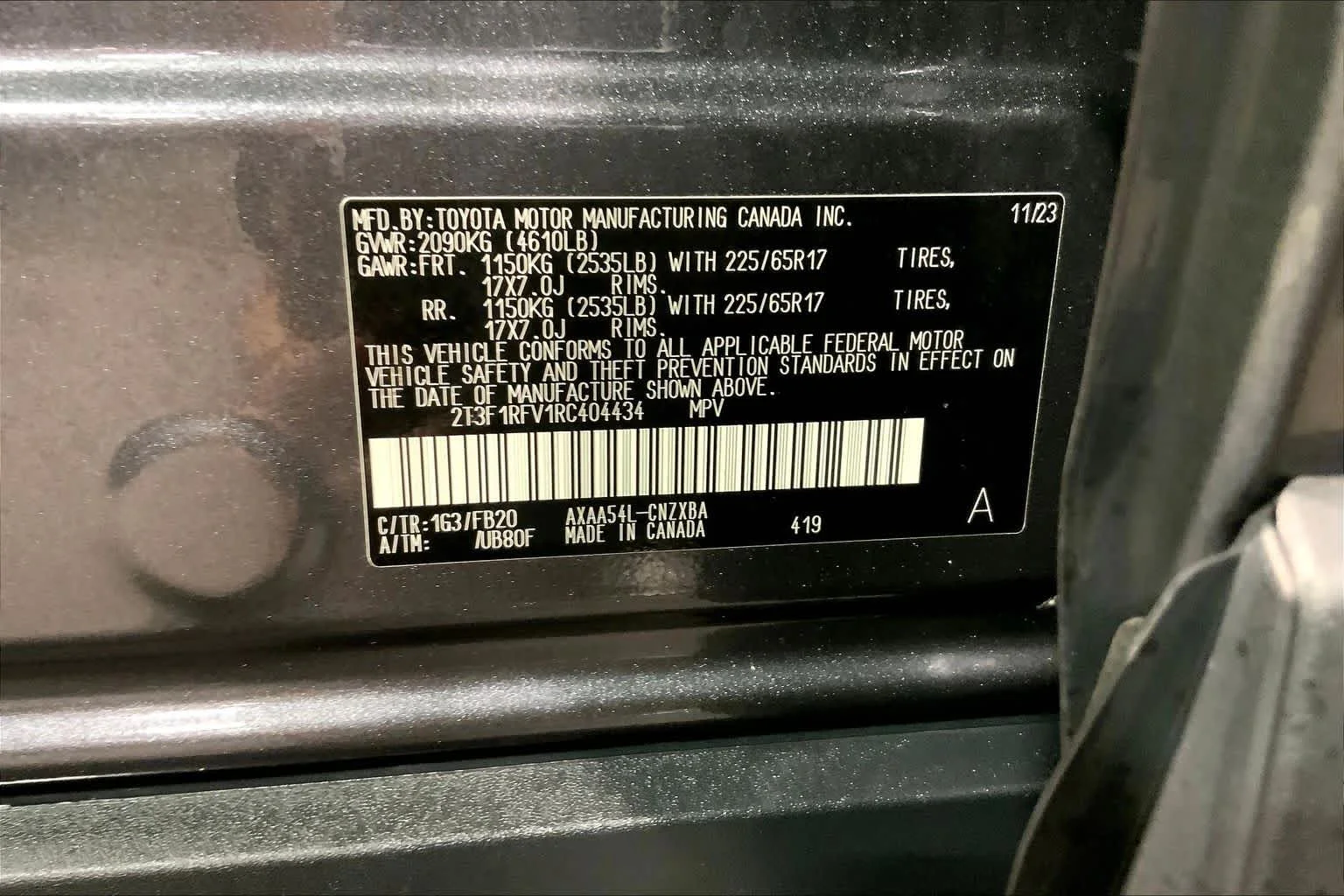Used 2024 Magnetic Gray Metallic Toyota LE image 37