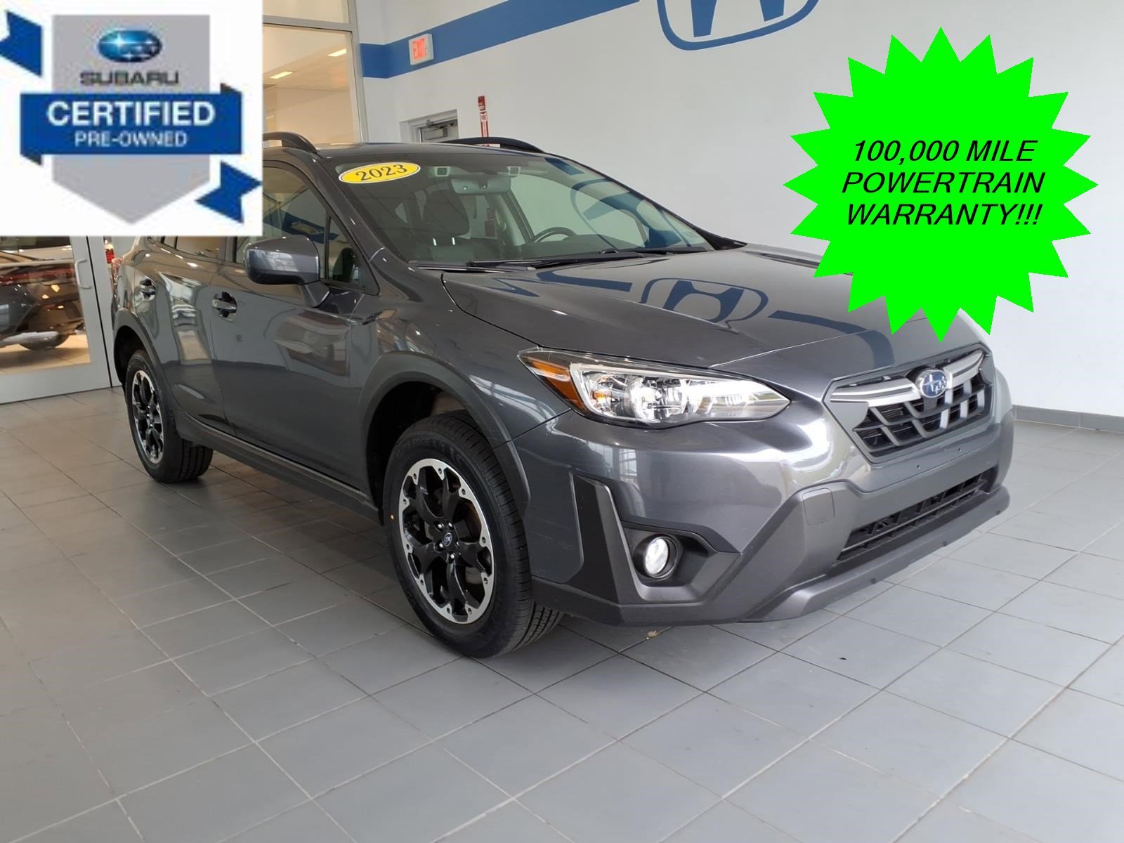Used 2023 Magnetite Gray Metallic Subaru Premium image 1