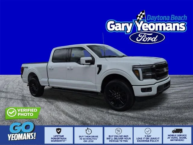 New 2026 Star White Metallic Tri-Coat Ford Lariat® image 1