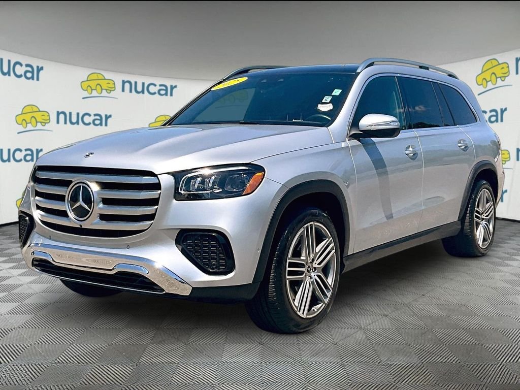 Used 2025 White Mercedes-Benz GLS 450 image 3