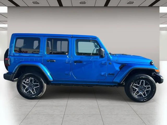 Used 2025 Blue Jeep Sahara image 2