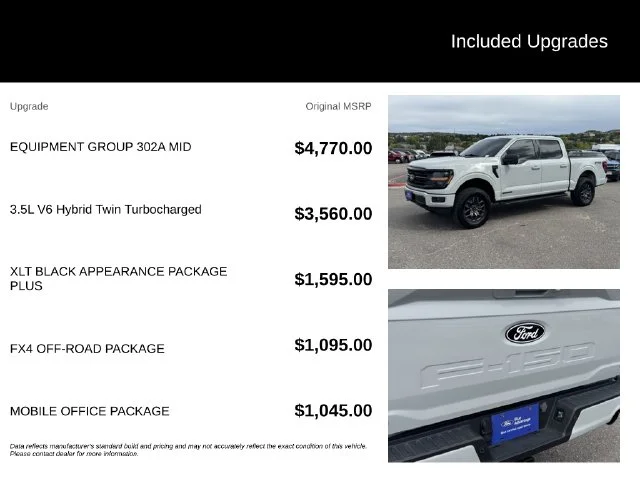 Used 2024 White Ford XLT image 5