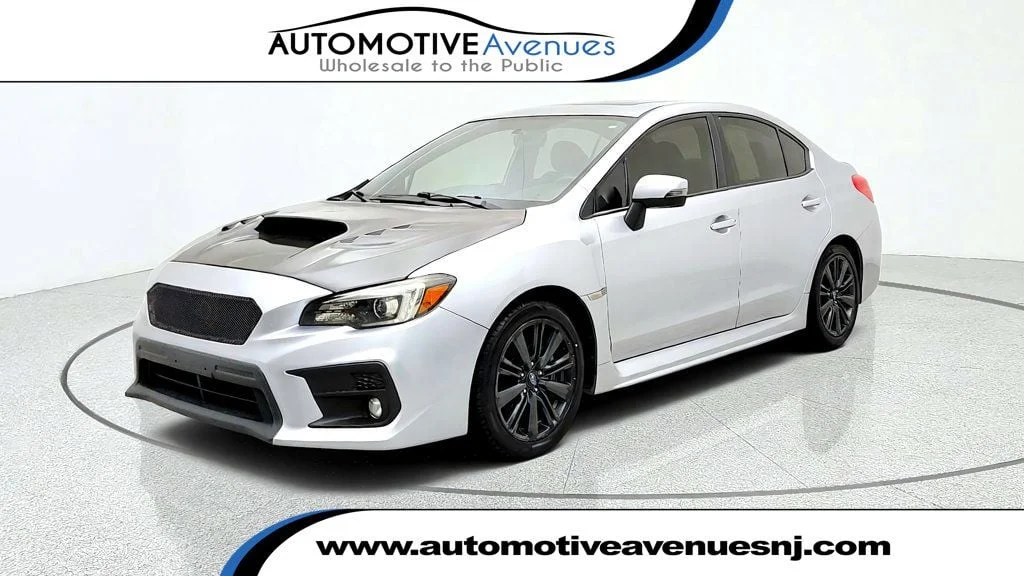 Used 2018 Ice Silver Metallic Subaru Limited 6-Speed w/ Navigation, Harman/Kardon & STI Shifter image 1